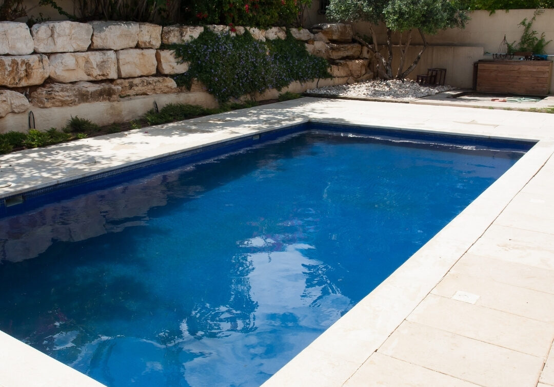 plunge pool in backyard
